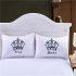 Simple KING QUEEN Printing Couples Pillow Cases Lovers Pillow Cover Pillowcases for Bedroom Supplies