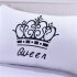 Simple KING QUEEN Printing Couples Pillow Cases Lovers Pillow Cover Pillowcases for Bedroom Supplies