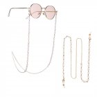 Simple Pearls Sunglasses Chain Hanging Neck Anti falling Glasses Eyeglass Cord Necklace Gold
