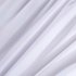 Simple Solid Color Elastic Trimmed Ruffle Bed Skirt White