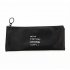 Simple Trapezoid PU Pencil Case with Zipper