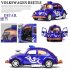 Simulate 1 36 Retro Beetle Car Model Upgrade Alloy Baking Decoration blue