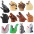Simulate Animal Hand Puppet Head Hand Puppet Playing Fun Toy for Halloween Prop Home Party Kids Gift A5 horse