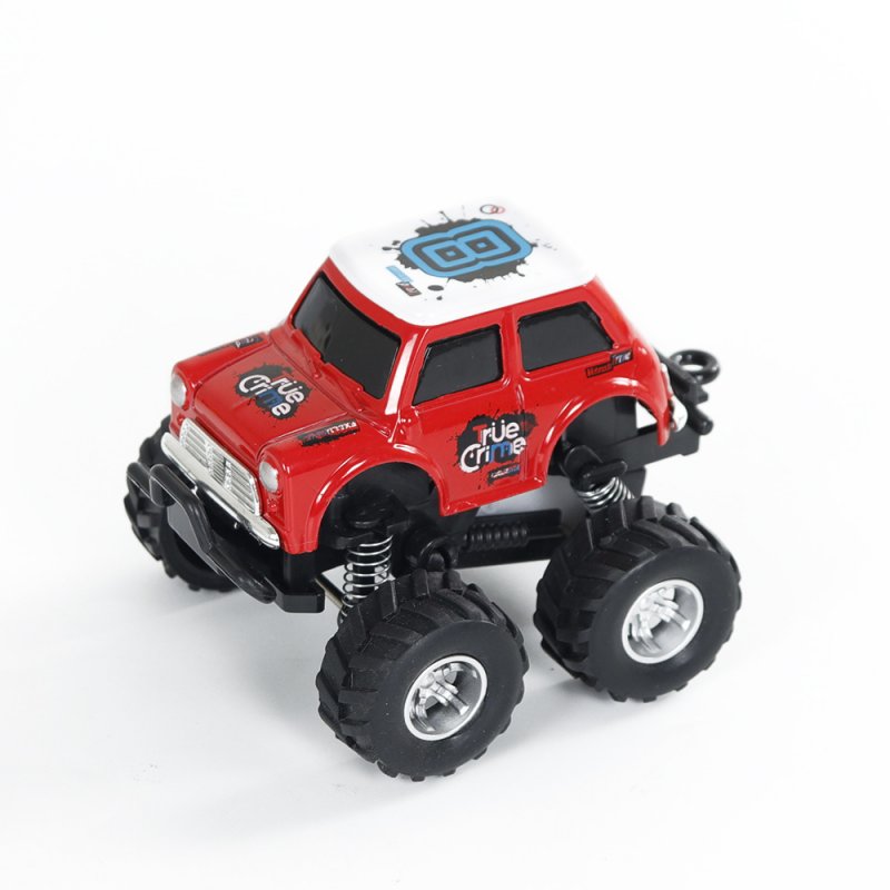 Simulate Car Q Version Alloy Pull-back Buggy 253 Model Car Toy for Boys red