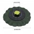 Simulate  Lotus Leaf Solar Fountain For  Bird Bath  Pond Pool  Fish Bowl  Aquarium Garden Decor as shown