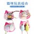 Simulate Plush Mouse Toy Bite Resistant Scratch Resistant Interactive Toy for Pet Cat Two skinny mice
