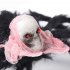 Simulate Plush Spider with Foam Skull Head Toy for Party Halloween Decoration Prop 75cm skull spider pink