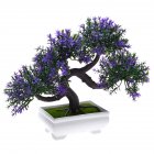 Simulate Potted Plant Cute Microlandschaft Home Office Hotel Decoration   purple