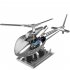 Simulate Silver Color Solar Rotation Helicopter Shape Decoration for Car Ornament