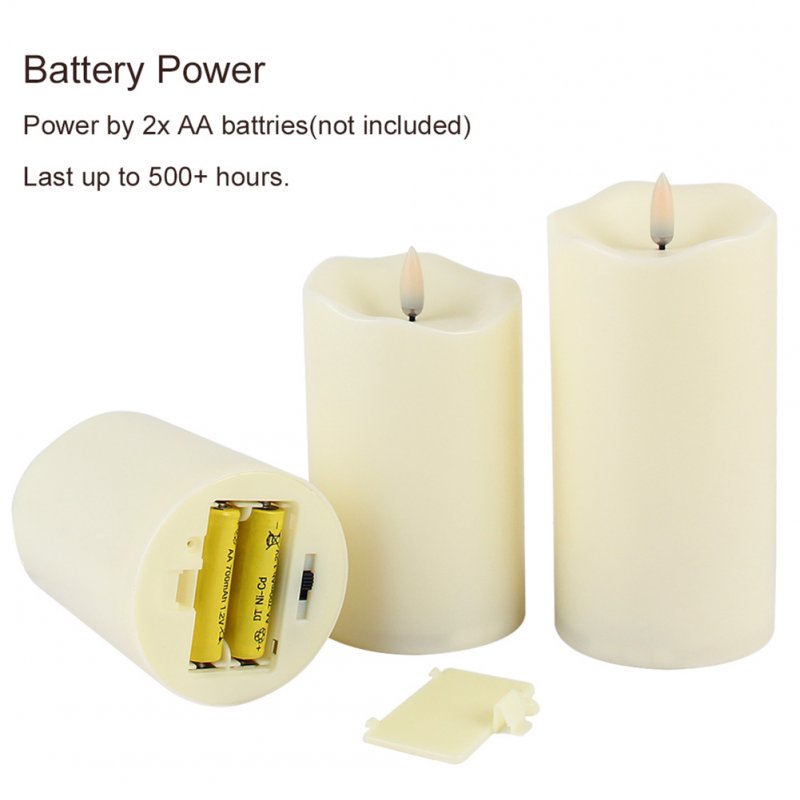 Candle Shape Lamp with Remote Contro