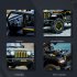 Simulation 1 23 Off road Vehicle Model Children Alloy Pull Back Car Model Toy for Christmas Birthday Blue
