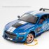 Simulation 1 24 Gt500 Alloy Car  Mode  Ornaments High Speed Miniature Model With Sound Light Model Electric Toy Car Gift For Kids black