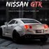 Simulation Car Model Ornaments Compatible for GTR Sports Car Alloy Model Toys track edition white