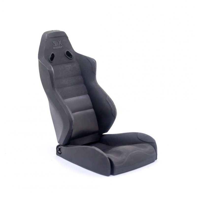 Simulation Chair Mini Cab Seat Model Car Driving Seat for 1/10 trx4 scx10 RC Climbing Car Decorative Accessories A section-black