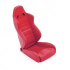 Simulation Chair Mini Cab Seat Model Car Driving Seat for 1/10 trx4 scx10 RC Climbing Car Decorative Accessories A section-red