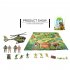 Simulation  Dinosaur  Carpet  Toys Simulation World Scene Game Mat Toy For Kids Dinosaur World Carpet Set