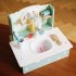 Simulation Dresser Washstand Set Wooden Pretend Play Vanity Table Set Learning Educational Toys