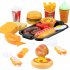 Simulation  Fast  Food  Set Kitchen Play House Pizza Hamburger Model Cutie Children Toys Fruit