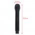 Simulation  Microphone  Model Media Interview Performance Props Children Educational Toys Black