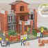 Simulation Mini Brick Building House Toys Diy Villa Farm Cabin Building Blocks Educational Toys For Boys Girls Gifts 387