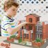 Simulation Mini Brick Building House Toys Diy Villa Farm Cabin Building Blocks Educational Toys For Boys Girls Gifts 361