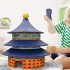 Simulation Mini Brick Building House Toys Diy Villa Farm Cabin Building Blocks Educational Toys For Boys Girls Gifts 361