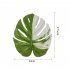 Simulation Monstera Leaf Indoor Desktop Mini Ornaments for Hawaii Wedding Party Decor 12pcs