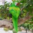 Simulation Parrot Bird Sculpture Wall Hanging Resin Crafts Decor Pendant