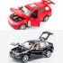 Simulation Pull Back Car Model Ornaments with Sound Light Alloy Car Toys Range Rover White
