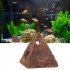 Simulation Pyramid Shrimp Fish Shelter Ornament Aquarium Decorations Resin Crafts Mini Pyramid Reproduction House Small  7 2 7 8 5