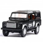 Simulation SUV Off road Car Alloy Pull Back Auto Toy Gift Collection black