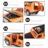 Simulation SUV Off road Car Alloy Pull Back Auto Toy Gift Collection Orange