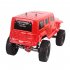 Simulation Shepherd Car  Shell Diy Modified Model Accessories For 313 wheelbase Chassis R672R 313 wheelbase red car shell