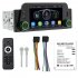Single Din Car Stereo Radio Compatible For Ios Car Interaction System Android Auto Supports FM Audio Receiver MP5 Player USB Flash Drive Quick Charging F152C  w