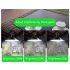 Single   Double Head Solar  Chandelier Adjustable Brightness Lamp With Remote controlled For Outdoor Indoor Garden Yard Lighting Double head  white light 