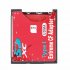Single Slot for Micro SD   SDXC TF CF Card Type I Memory Card Reader Adapter for the Latest Recorder red