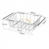 Sink Dish Drying Rack With Adjustable Support Rod Rust Resistan Dish Rack Large Capacity Stainless Steel Dish Drainers For Apartment Kitchen Counter Arch mesh d