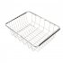 Sink Dish Drying Rack With Adjustable Support Rod Rust Resistan Dish Rack Large Capacity Stainless Steel Dish Drainers For Apartment Kitchen Counter Arch mesh d
