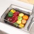 Sink Dish Drying Rack With Adjustable Support Rod Rust Resistan Dish Rack Large Capacity Stainless Steel Dish Drainers For Apartment Kitchen Counter Arch mesh d