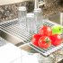 Sink Roll Up Dish Drying Rack Multifunction Drain Rack for Tableware