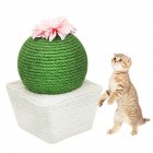 Sisal Knitting Ball Cat Toy Tumbler Catching Cat Mint Ball for Pet   10.5cm in diameter