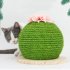 Sisal Knitting Ball Cat Toy Tumbler Catching Cat Mint Ball for Pet   10 5cm in diameter