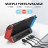 Siwiqu Tv Dock Station Replacement With 4k Hdmi compatible Adapter Type C USB Port Compatible For Nintendo Switch switch Oled black