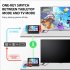 Siwiqu Tv Dock Station Replacement With 4k Hdmi compatible Adapter Type C USB Port Compatible For Nintendo Switch switch Oled black