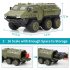 Six Wheel Army Truck 1 16 Remote Control Armored Vehicle Full Scale Six Drive Remote Control Stunt Climbing Car green