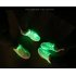 Size 26 46 Summer LED Fiber Optic Shoes for Girls Boys Men Women USB Recharge Glowing Sneakers Light Up Shoes white