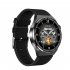 Sk11 Plus Smart Watch Bluetooth Call Heart Rate Blood Oxygen Monitoring Pedometer MD3max Black shell black silicone