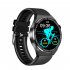 Sk11 Plus Smart Watch Bluetooth Call Heart Rate Blood Oxygen Monitoring Pedometer MD3max Black shell black silicone