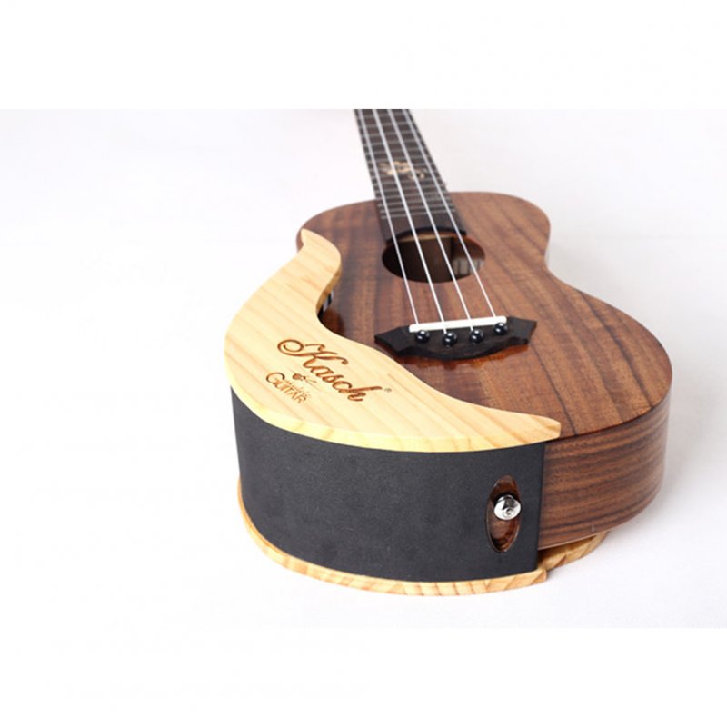 Simple Elegant Wooden Ukulele Wall Holder Small Guitar Display Stand 