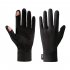 Ski Fleece Lined Gloves Non slip Touch Screen Winter Warm Windproof Gloves for Outdoor Cycling Sports Black M